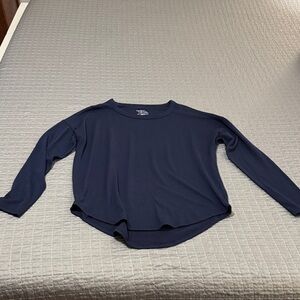 Navy Blue Long Sleeve Shirt